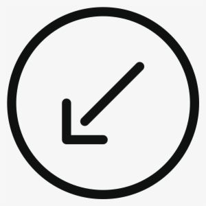 Arrow Circle Down Left - Mindsparkle Magazine Logo