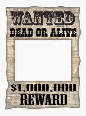 Vintage Wanted/kissing Booth Frame - Brett Longley - Wanted - Chocolate Lab Open Edition