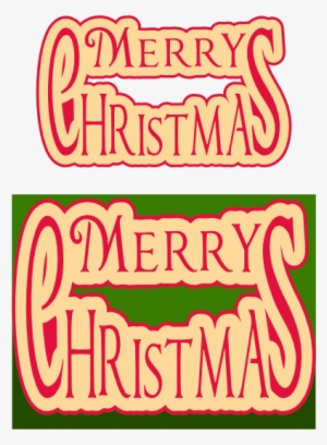 Merry Christmas Title And Card - Merry Christmas Title