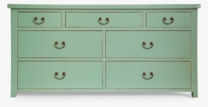 Visitar Cómoda En Lineas Rectas, Con 7 Cajones - Comoda Verde Agua