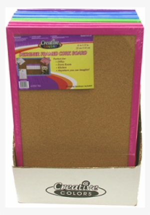 Ydb 11 X 17 In.cork Bulletin Board Neon Frames, Case