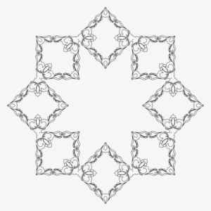 Line Art Hielo Crystal Silhouette Work Of Art - Bead