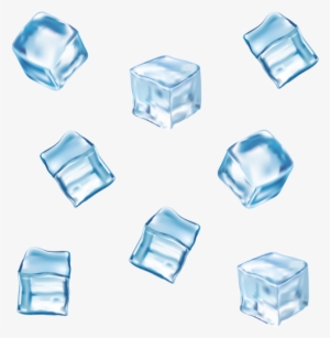 Realista Cubo De Hielo - Water