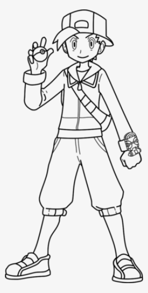 Download Pokemon Ethan Drawing Clipart Pokémon Gold - Pokemon Trainer Gold Drawing