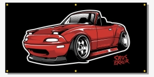 Cute Sports Car Workshop Banner - Car