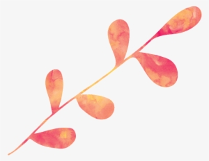 Crystal Red Leaf Cartoon Transparent - Autumn