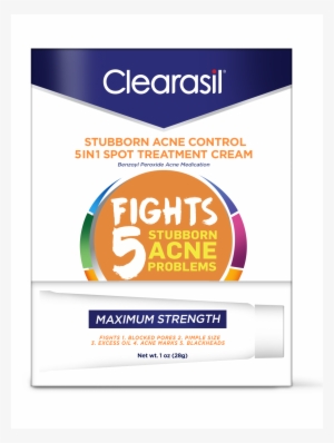 Clearasil® Stubborn Acne Control 5in1 Spot Treatment - Benzoyl Peroxide 10% Clearasil
