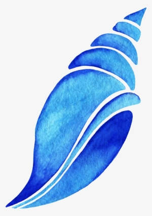 Blue Blue Conch Cartoon Transparent - Portable Network Graphics