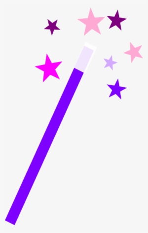 Princess - Wand - Clipart - Purple Magic Wand Png