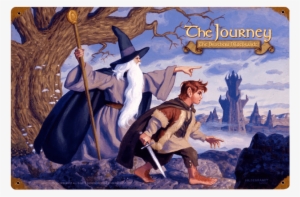 The Journey Lotr Vintage Metal Sign - Greg And Tim Hildebrandt The Tolkien