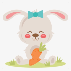 Fluffy Easter Bunny Svg Scrapbook Cut File Cute Clipart - Cute Bunny Boy Clipart