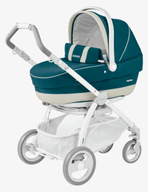 4 Wheel Pram Baby Png Image - Pram Baby Png