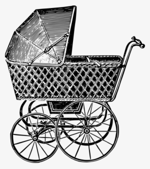 Baby Transport Infant Child Carriage - Drawing Of A Pram
