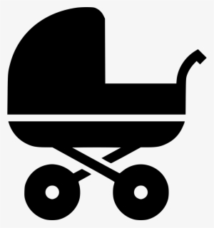 Baby Carriage Stroller Newborn Infant Family Comments - Baby Carriage Icon Png