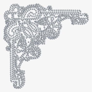 Elegante Decoraciones Para Tus Trabajos De Scrap Digital, - Black-and-white