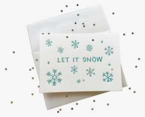 Confetti Let It Snow Splash - Paper
