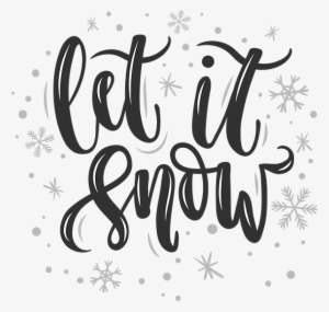 S50040-cp “let It Snow - Let It Snow Lettering