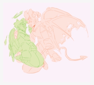 Svg Library Stock Ew Demons Au Tumblr - Eddsworld Angel Au