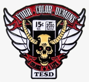 Four Color Demons Enamel Pin - Tell 'em Steve-dave!