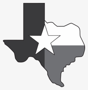 Black & White Lone Star Audio Logo - Portable Network Graphics