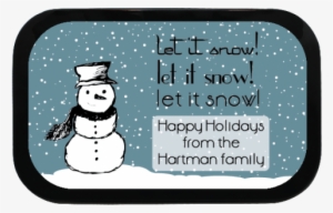 31084 Let It Snow Lg 500×500 - Snowman