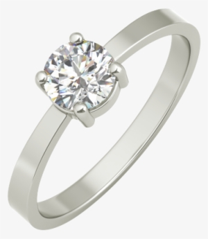 Monica Sterling Silver Engagement Ring - Engagement Ring