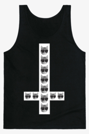 Satan Cat Tank Top - Forget Glass Slippers This Princess Wears Sneakers