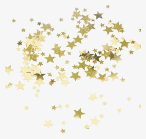 Gold Confetti Overlays Png Related Keywords - Gold Star Confetti Png