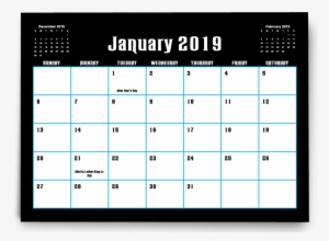Template - Wall Calendar Design Ideas For 2019