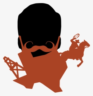Full Beard Freestyle - - Beistle 52185 24 Piece Western Silhouettes, 4.5"-29",