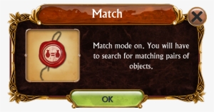 Match Mode Information Box - Label