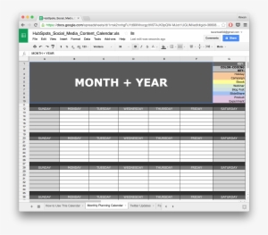 Calendar Template Google Sheets Honghankkco - Social Media Calendar Template Google Sheets