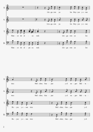 Los Reyes Magos Sheet Music Composed By Ariel Ramirez - Clare Benediction Sheet Music