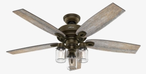 Ceiling Fan Png Transparent Hd Photo - Hunter 53331 Crown Canyon 52 In. Indoor Regal Bronze