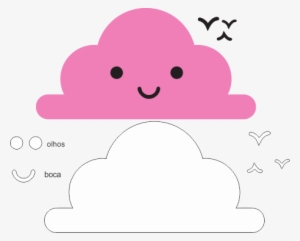 Molde Chuva De Bênção, Molde Chuva De Amor, Molde Nuvens, - Molde Chuva De Benção