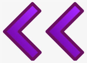 Double Arrows Pointing Left Clipart - Png Purple Arrow Pointing Down