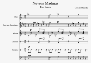 Nuvens Maduras Sheet Music Composed By Claudio Miranda - Music