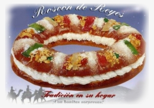 Rosca De Reyes Rellena De Crema Pastelera