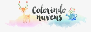 Colorindo Nuvens - Moderne Typografie-rosen-goldpolierstreifen Visitenkarte