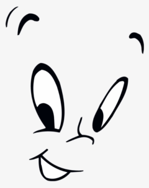 Casper The Friendly Ghost Face Juniors Tank - Casper The Friendly Ghost