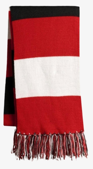 Design Factory Tees - Rugby Stripe Knit Winter Scarf School Spirit Team Colors