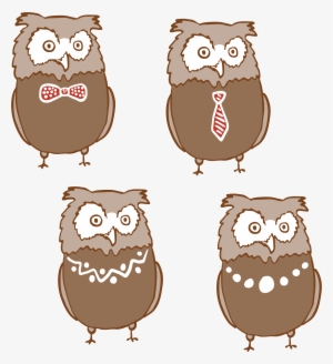 This Free Icons Png Design Of Anthropomorphic Owls