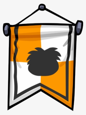 Orange Banner Png Image - Club Penguin