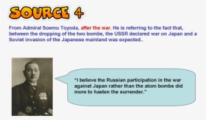There Is No Doubt That Stalin Saw The Dropping Of The - Gentleman