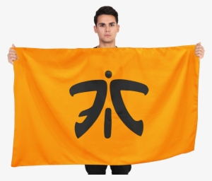 Orange Fnatic Fan Flag, Orange - Fnatic