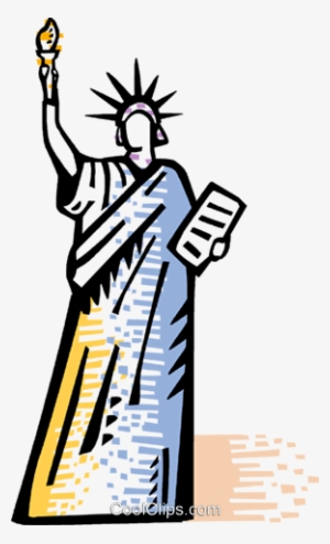 Statue Of Liberty Royalty Free Vector Clip Art Illustration