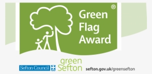 Sefton's Green Spaces Receive The Prestigious Green - Green Flag Award Logo
