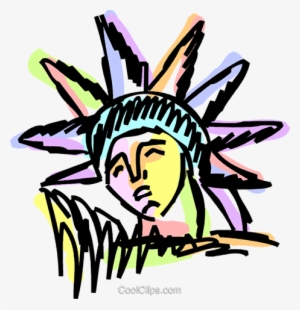 Statue Of Liberty Royalty Free Vector Clip Art Illustration - Illustration