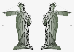 Source - Openclipart - Org - Report - Statue Of Liberty - Dessin Statue De La Liberté