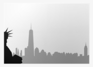 Statue Of Liberty & New Yourk-vector Poster • Pixers® - Statue Of Liberty